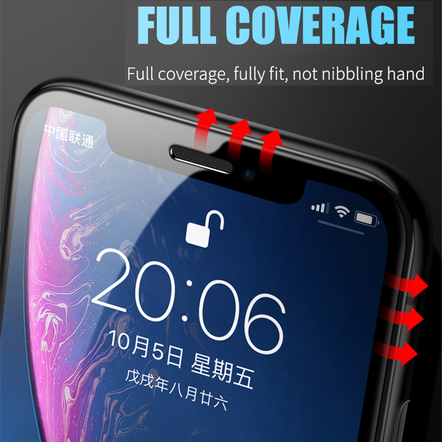 Kính Cường Lực Dẻo Tràn Màn Cho iPhone 12 Mini 11 Pro 7 8 6 6s Plus X Xs Max XR SE2 SE 2020