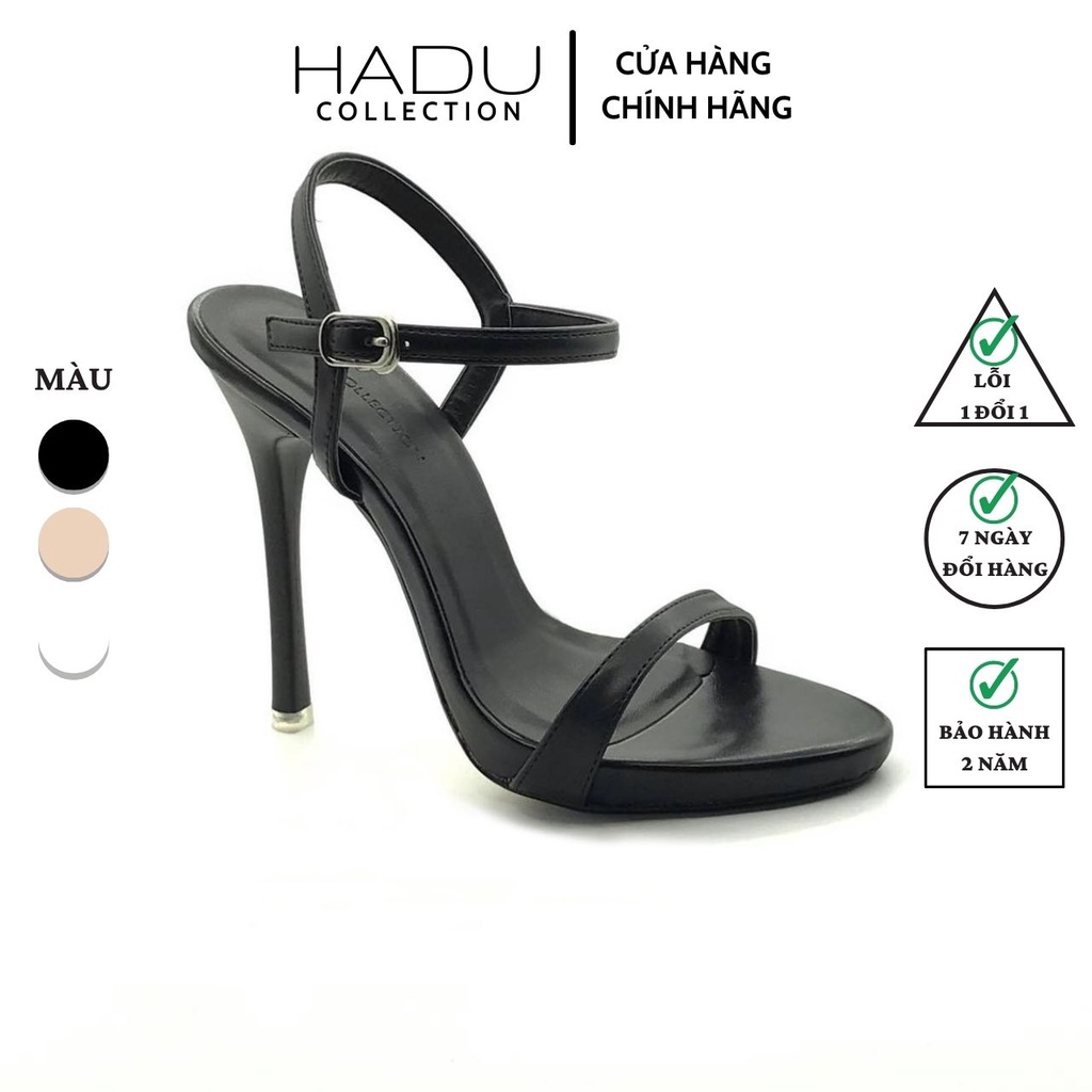 Giày cao gót 12cm HADU G129 sandal quai ngang 12cm