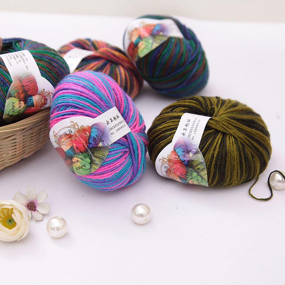 FAY 1 Cuộn Len Đan Nhiều Màu Sắc