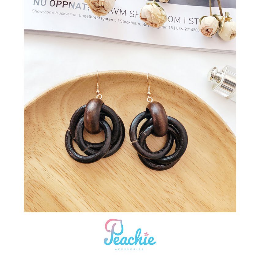 Khuyên tai bạc Peachie [CHÍNH HÃNG] mã 074