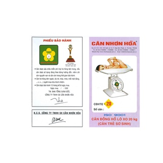 Cân trẻ sơ sinh Nhơn Hòa 20Kg chính hãng