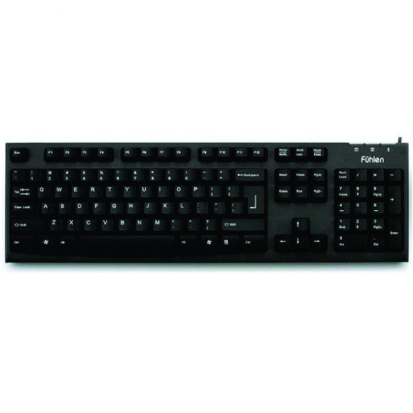 Bàn phím máy tính có dây Fuhlen L411- Black Hàng hính hãng BH 24 tháng