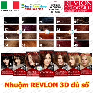 Thuốc nhuộm tóc Revlon Colorsilk đủ số