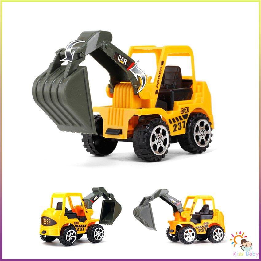 Cậu bé Đồ chơi Ô tô Máy xúc Màu Ngẫu nhiên Trẻ em Quán tính Mô hình Xe Kỹ thuật