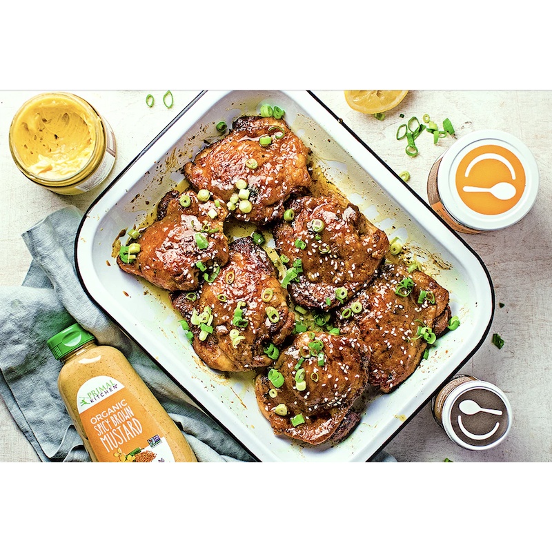 MÙ TẠT NÂU VỊ CAY - HỮU CƠ Primal Kitchen, Organic Spicy Brown Mustard, NonGMO - Paleo - Whole30 - Sugar Free, 340g