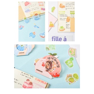 Túi 40 miếng dán sticker hình đồ ăn