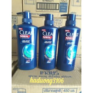 Dầu gội clear men 410ml-450ml thái lan