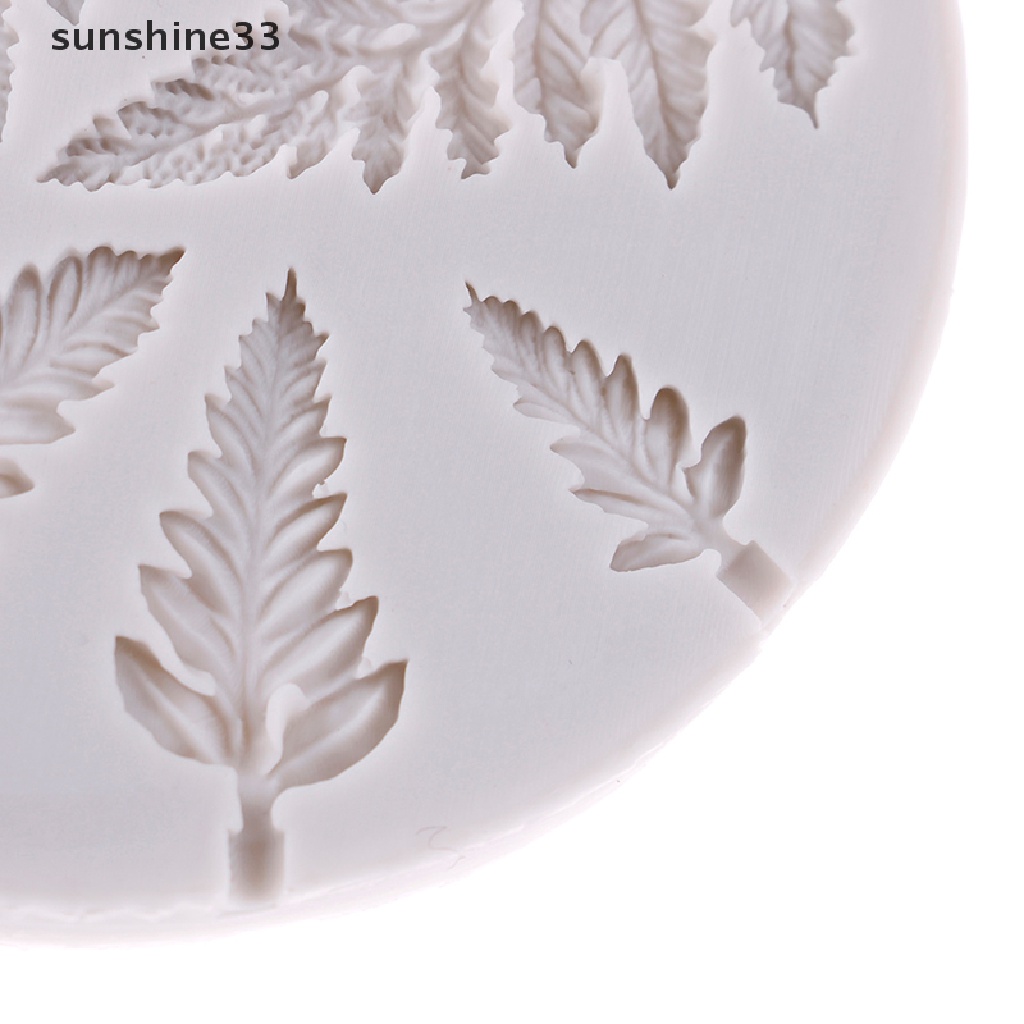 SU Leaf silicone mold fondant mold cake decorating tools chocolate gumpaste mold n