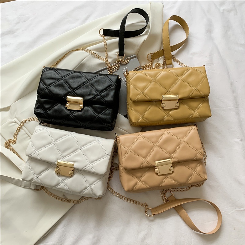 Túi đeo chéo vai bằng da thời trang sành điệu cho nữ