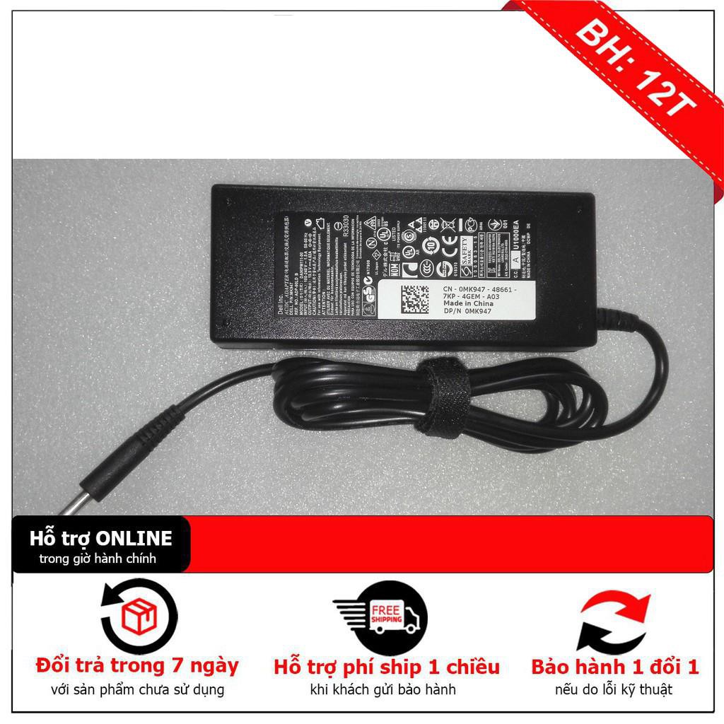 [BH12TH] Hàng Zin, Sạc Laptop DELL 19.5V - 4.62A, 90W, Chân Kim Nhỏ, Kích thướt: 4.5mm X 3.0mm ZIN