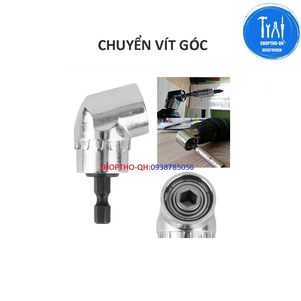 Đầu chuyển hướng khoan bắt vít 105 độ chân lục giác(LOẠI NGẮN)