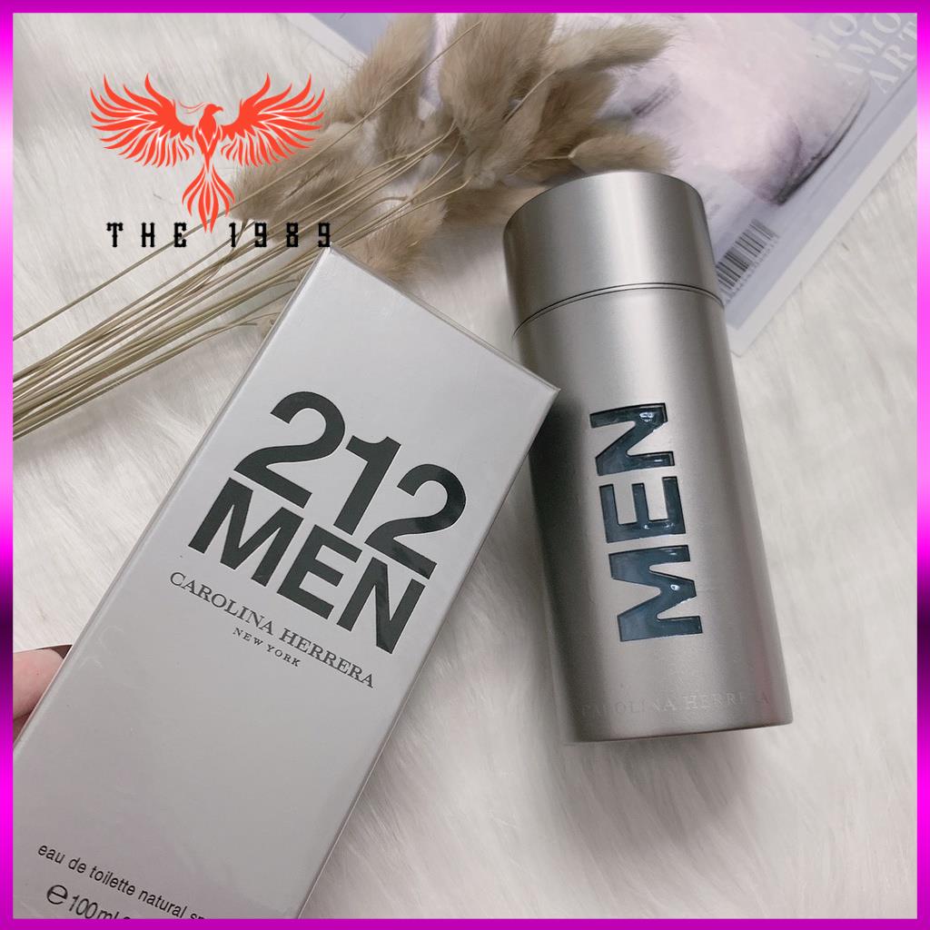 Nước hoa nam Carolina Herrera 212 NYC Men 100ml, nước hoa nam cao cấp phong cách tinh tế, sắc sảo, năng động