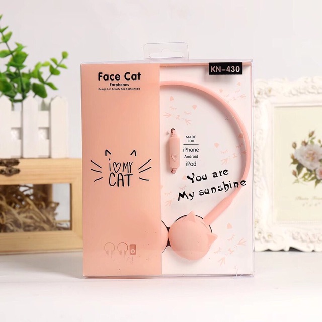 TAI NGHE FACE CAT KN430 dòng dây có micro