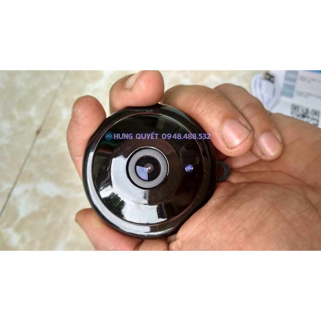 Camera không dây wifi giấu kín xem từ xa qua điện thoại giám sát toàn cảnh thông minh V380