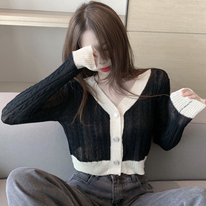 Áo Khoác Len Cổ Chữ V Thời Trang Nữ Tính | BigBuy360 - bigbuy360.vn