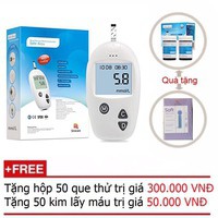 Máy đo đường huyết Sinocare Accu-Safe Đức (Kèm 50 que thử và 50 kim