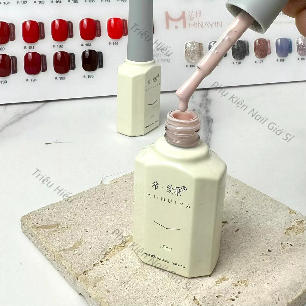 Set sơn 200 màu đủ màu gel thạch nhũ tone Hàn Quốc tặng kèm 2 bảng màu to kèm khung gỗ trưng bày