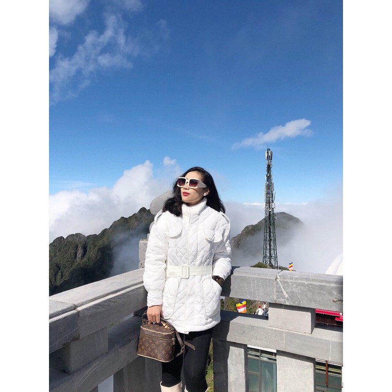 áo phao trám đai eo freesize hàng qc LOẠI 1