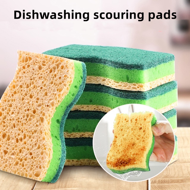 Miếng Bọt Biển Rửa Chén Chống Dính Dầu Tiện Dụng