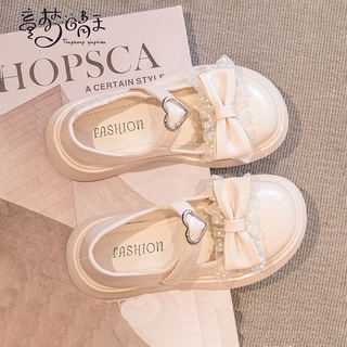  Giày Da Đế Mềm Phong Cách Lolita Cho Bé Gái 