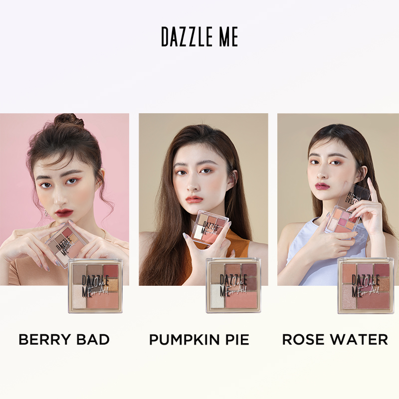 Bảng Phấn Trang Điểm Đa Năng Dazzle Me Gồm Phấn Mắt/ Phấn Má Hồng / Phấn Tạo Khối / Phấn Bắt Sáng Trong 1 8.5g | BigBuy360 - bigbuy360.vn