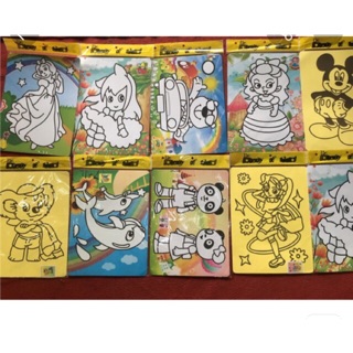 Combo 100 bộ tranh cát khổ a4