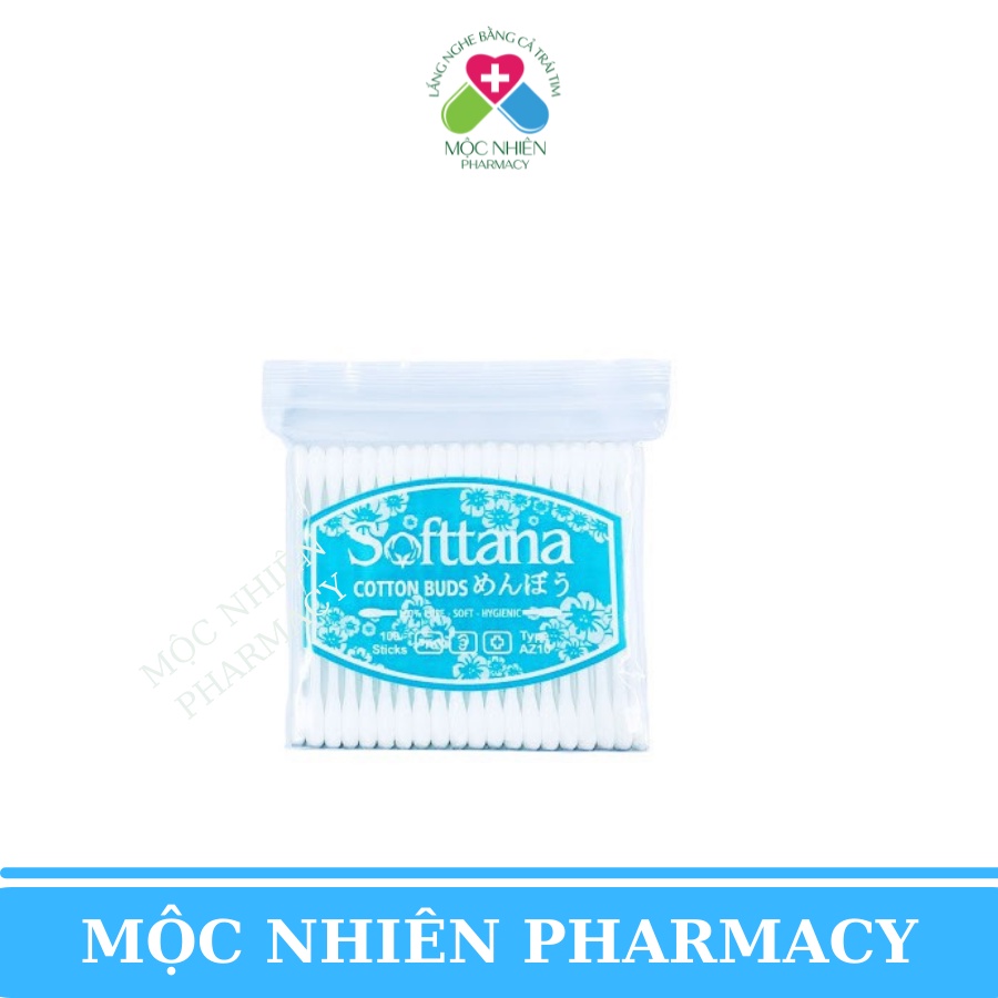 Tăm Bông Trẻ Em, Tăm Bông Cho Bé, Softtana, Mộc Nhiên Pharmacy