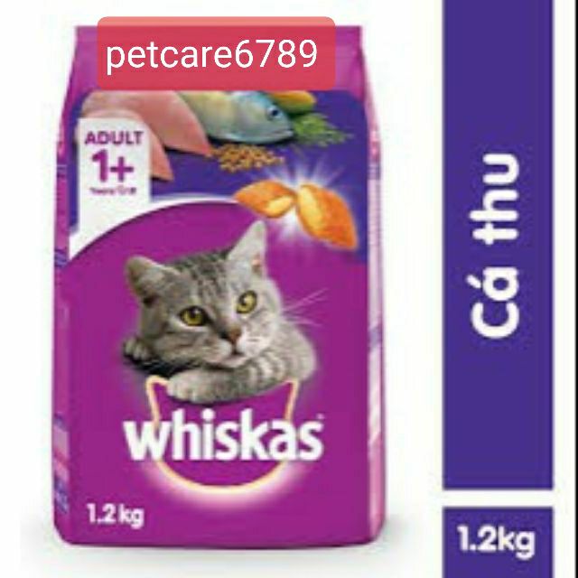 Thức ăn mèo con whiskas hạt mền có nhân trứng