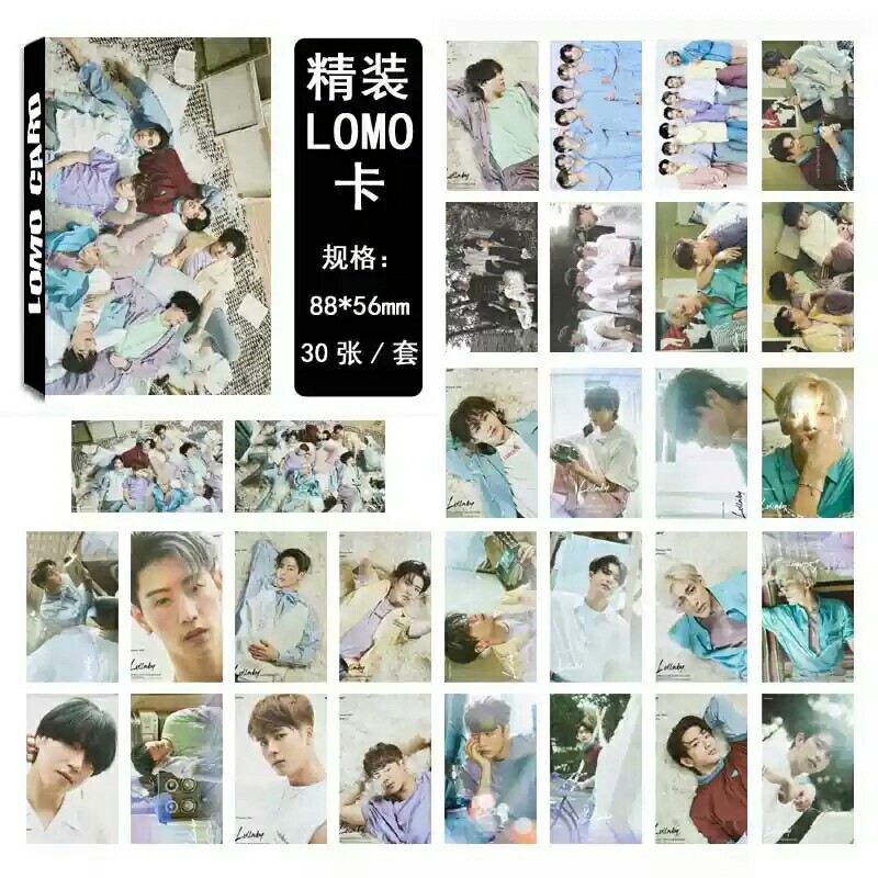 BỘ 30 LOMO CARDS GOT7 (7for7, Eyes on You, Lullaby)