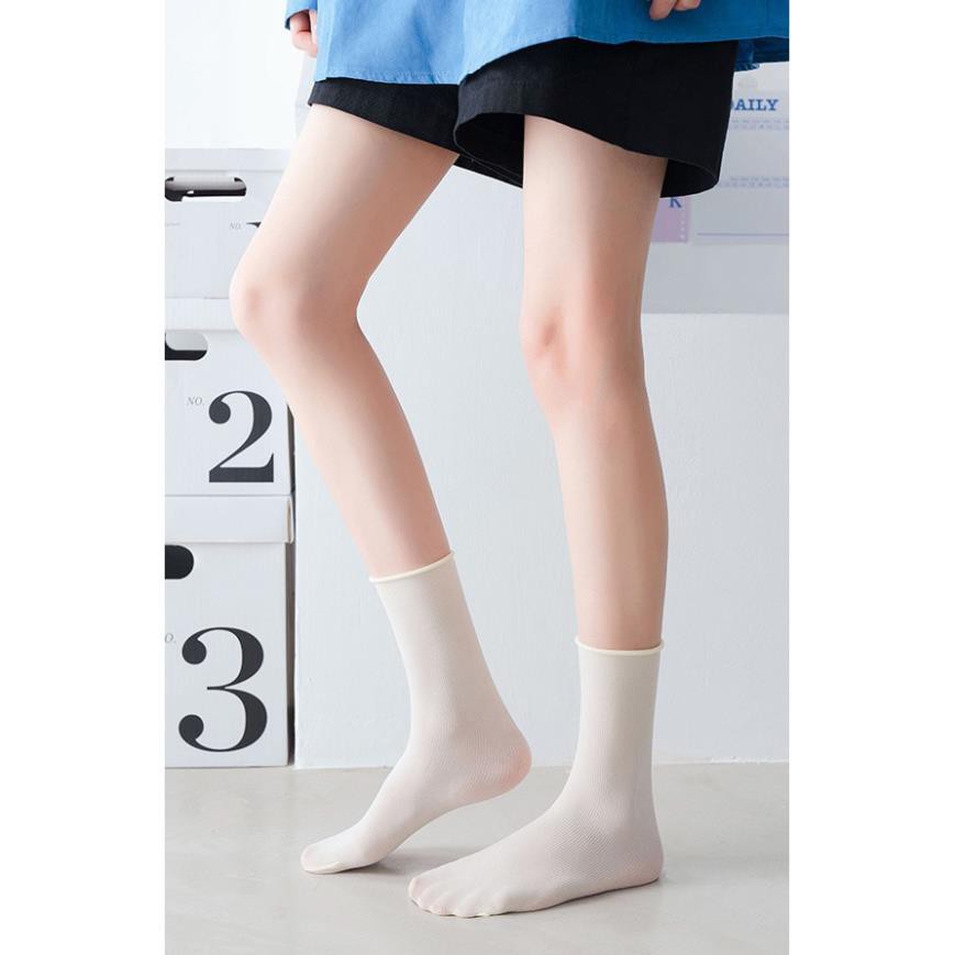 Tất nữ cổ cao GALANO vớ nữ cổ cao co giãn nhiều màu đi làm, tập thể thao đa năng FAS-001321