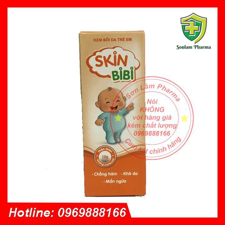 Skinbibi trị hăm tã, khô da trẻ em - Hộp 1 tuýp 10g. Không chứa Corticoid