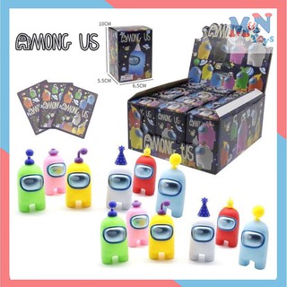 ( 1 chiếc ) Mô hình nhựa AMONG US có HỘP tặng ảnh xinh xắn anime chibi