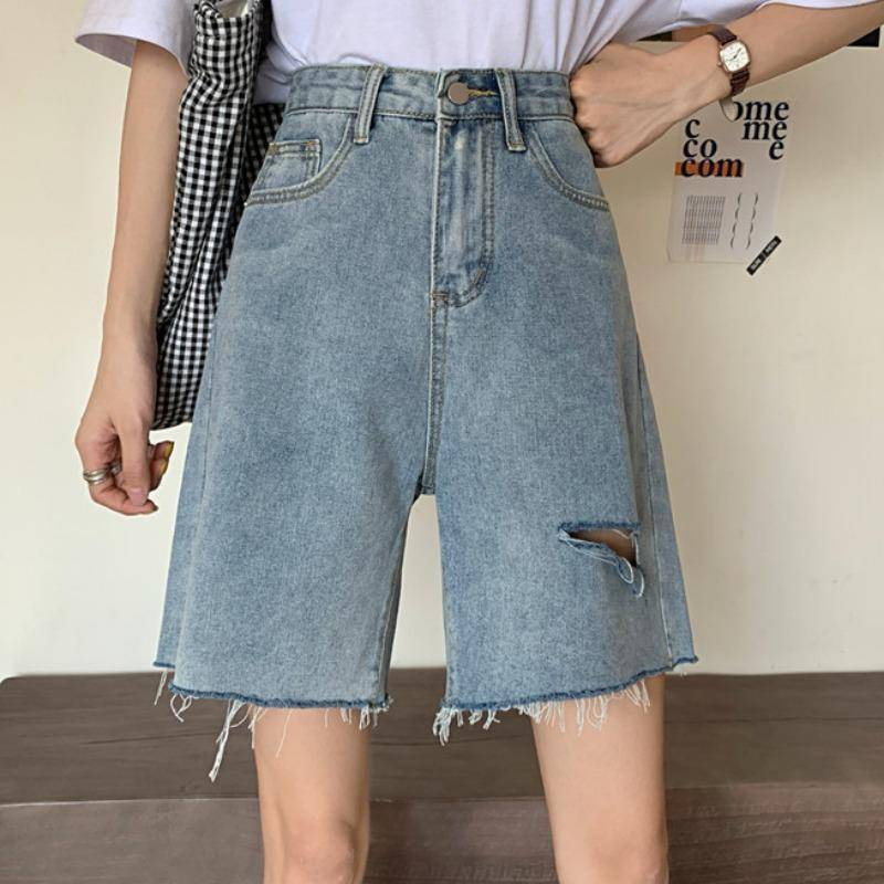 Quần Jeans Lửng Thời Trang Dành Cho Nữ