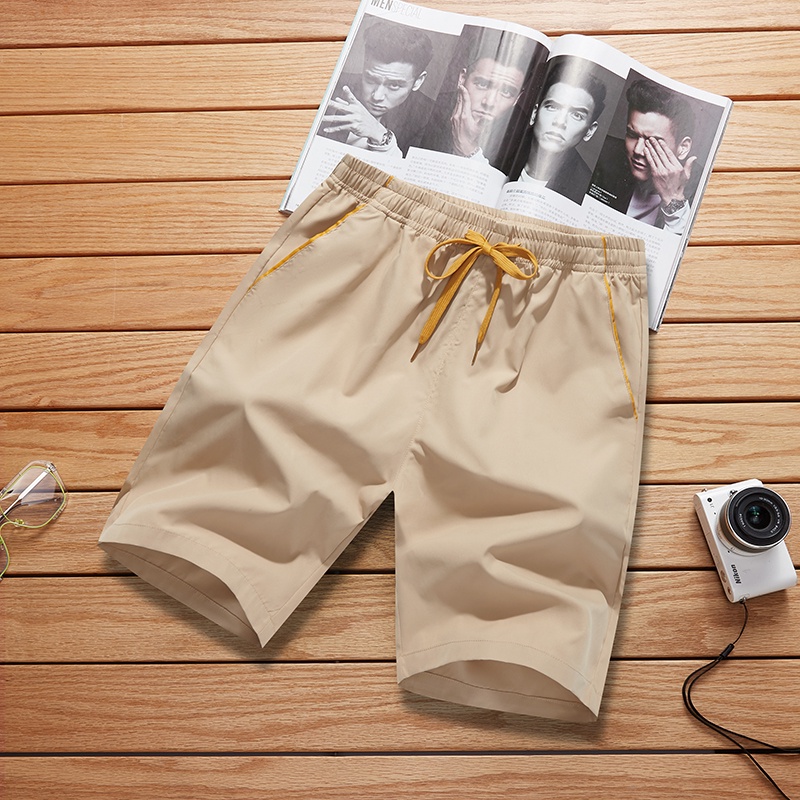 Quần Short Dây Rút Lưng Thun Thời Trang Mùa Hè Cho Nam