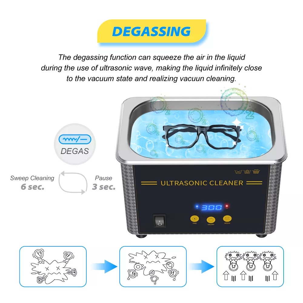 Máy rửa siêu âm Ultrasonic Cleaner 0.8L