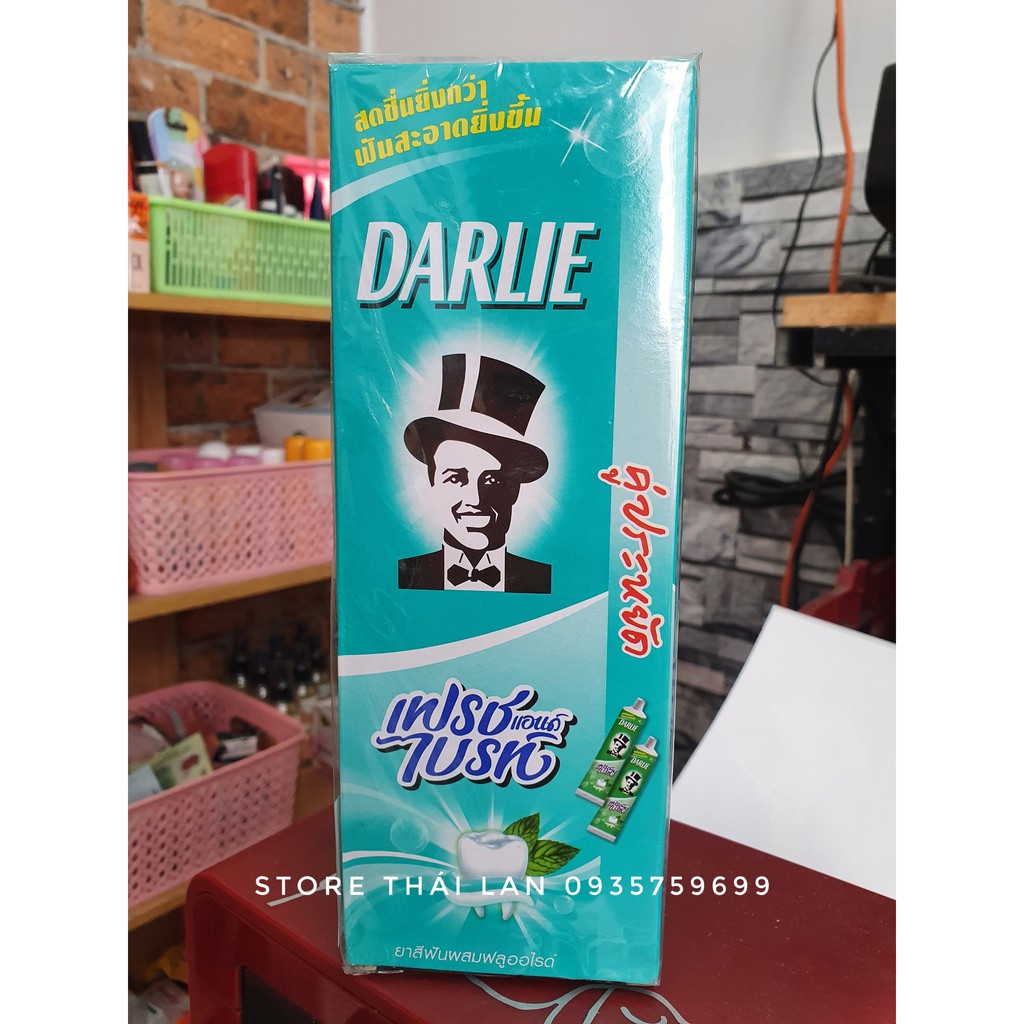 Hộp 2 Tuýp Kem Đánh Răng Darlie Thái Lan, 160g,170g x2