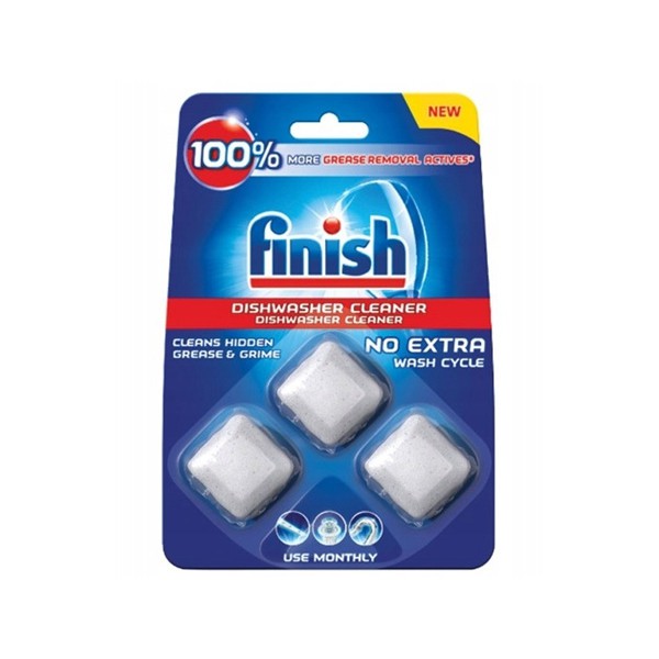 [HCM] Vỉ 3 viên vệ sinh máy rửa chén bát Finish Chính hãng