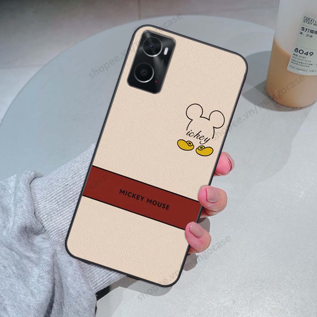 Ốp lưng Oppo A76 in hình happy nice, bé gấu đáng yêu