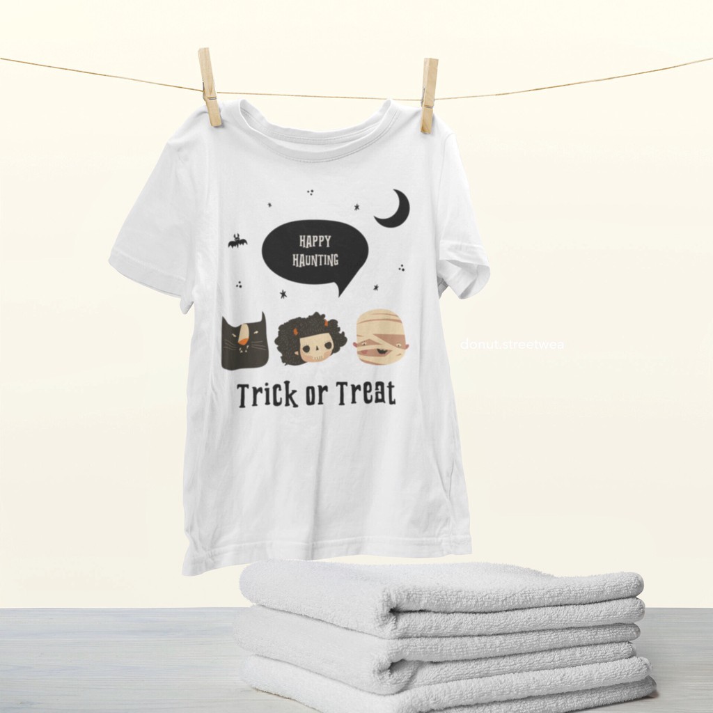 Áo thun cotton unisex HALLOWEEN