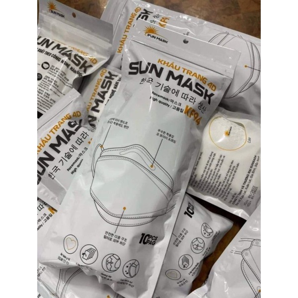 khẩu trang SUN MASK KF94 (1 thùng 30 túi - 300 chiếc)