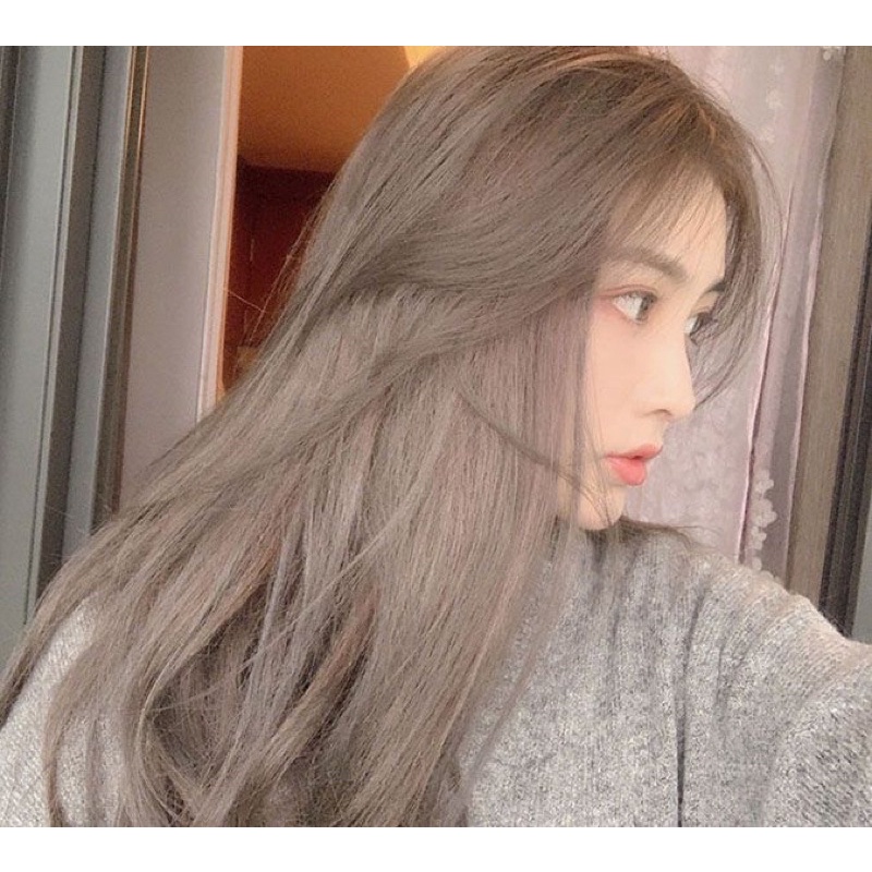 Thuốc nhuộm tóc NÂU KHÓI SÁNG | Tặng Oxy, vitaminE, bao tay, mũ trùm