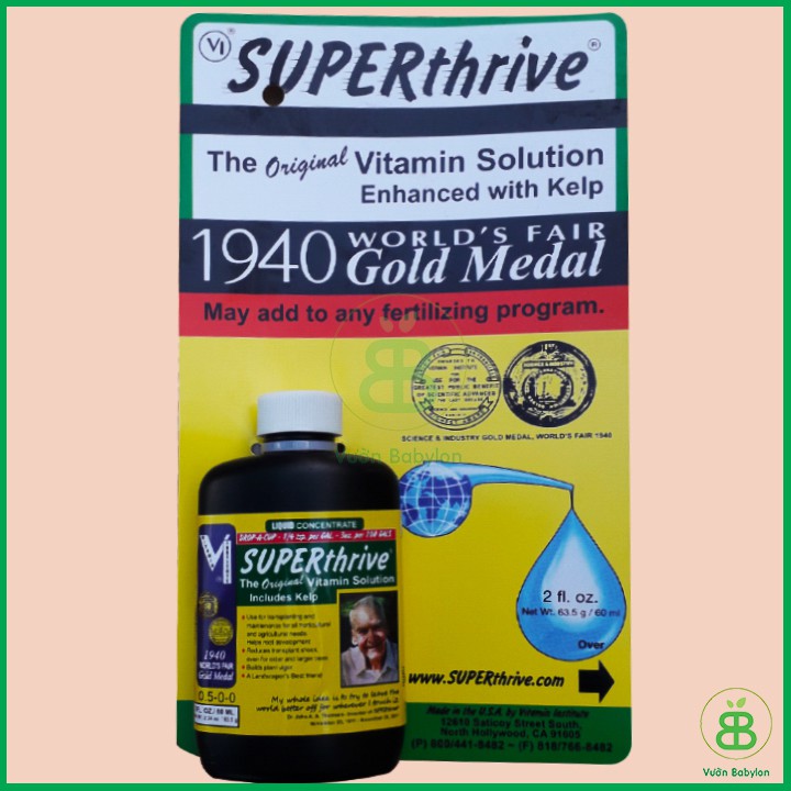 Thuốc kích thích sinh trưởng cho lan Super thrive 60ml
