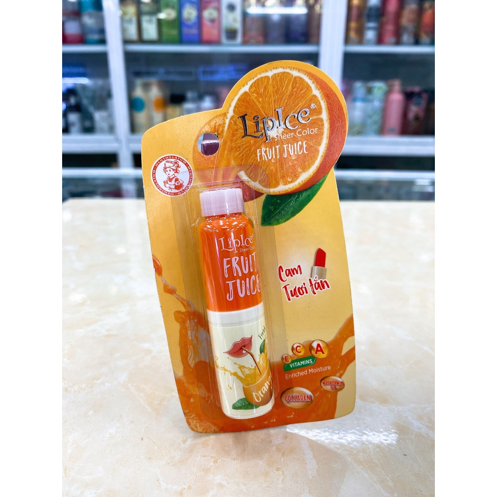 Son Dưỡng Môi Có Màu LipIce Sheer Color Fruit Juice Chính Hãng Công Ty