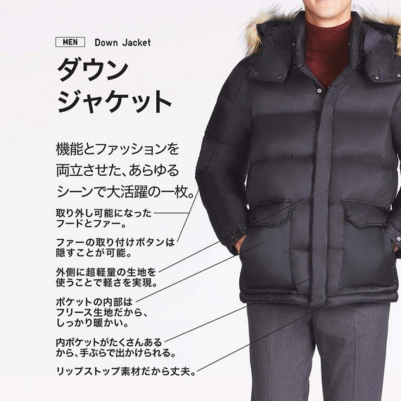 Áo lông vũ Uniqlo nam Đại hàn siêu ấm Nhật