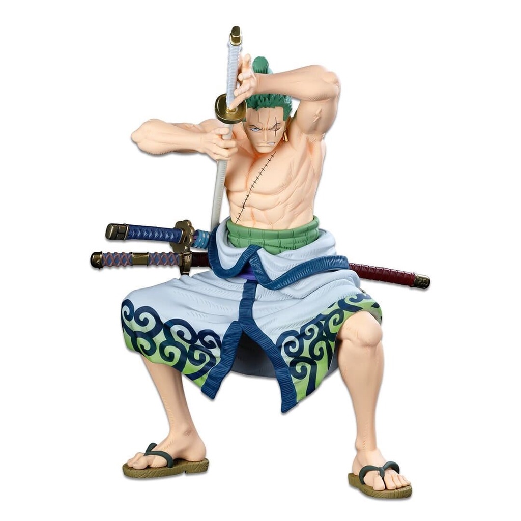 Mô hình One Piece Roronoa Zoro 20cm WORLD FIGURE COLOSSEUM 3 SUPER MASTER STARS PIECE OPBP01