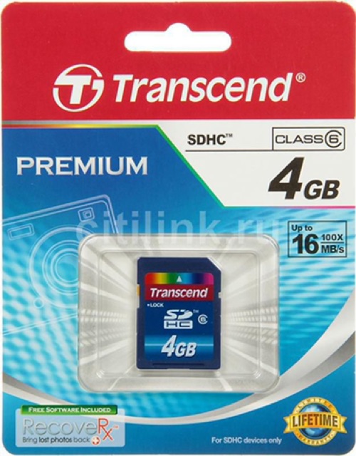 Thẻ Nhớ SDHC 4GB Transcend C6 - Hàng Rời Không Box | BigBuy360 - bigbuy360.vn