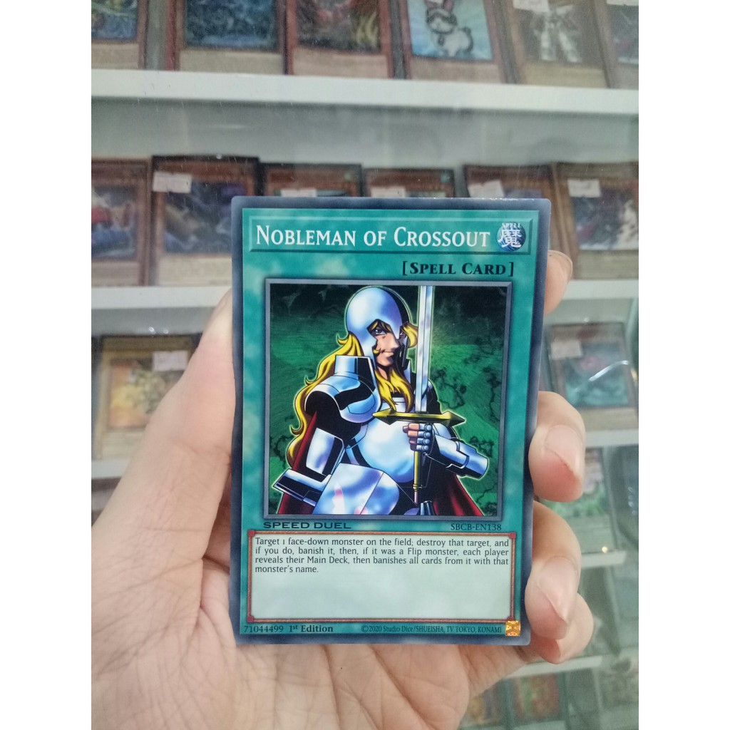 Thẻ Bài Lẻ YugiOh! Mã SBCB-EN138 - Nobleman of Crossout - Common - 1st Edition