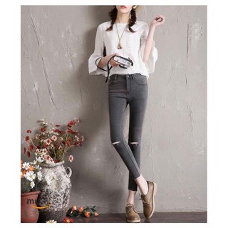Quần Kaki Nữ Rách Gối