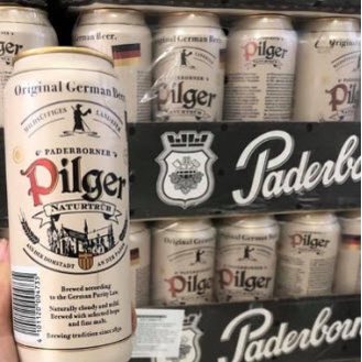 Bia Paderborner Pilger Original 5% – Lon 500ml – Thùng 24 Lon