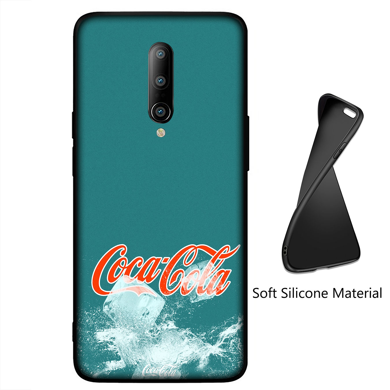 Ốp Điện Thoại Silicon Mềm Hình Logo Coca Cola Cho Samsung Galaxy A9 A8 A7 A6 Plus J8 2018 + A21S A70 M20 A6 + A8 + 6plus